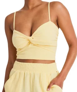 Bonded Cotton Cover-Up Cami Top - Women's