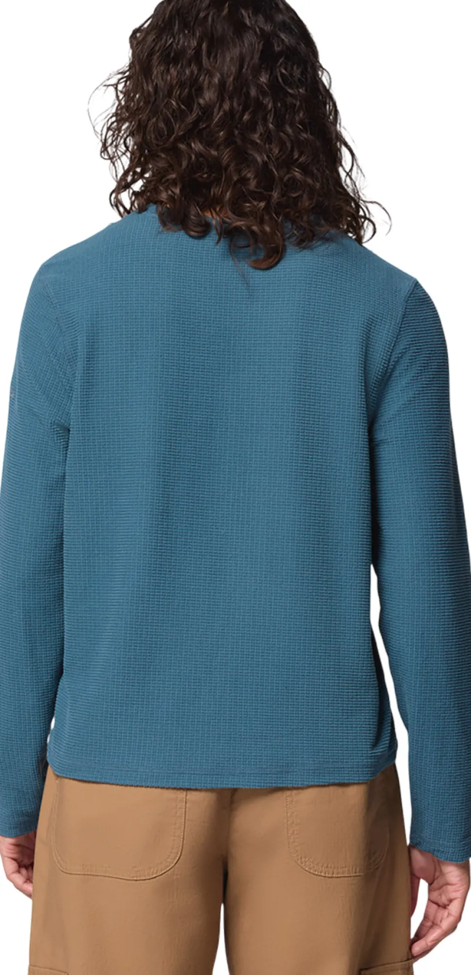 Brea Falls Grid Crew Neck Long Sleeve T-Shirt - Women's