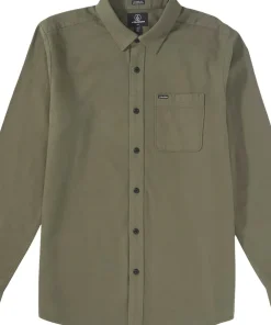 Caden Solid Long Sleeve Shirt - Men's