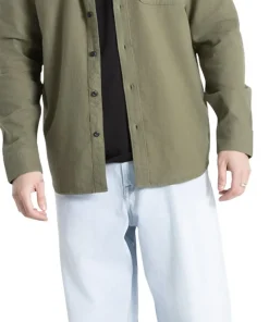 Caden Solid Long Sleeve Shirt - Men's