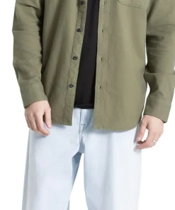 Caden Solid Long Sleeve Shirt - Men's