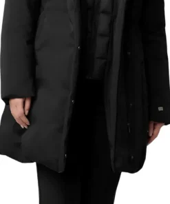 Camelia-C Slim-Fit Classic Down Coat with Large Hood - Women's