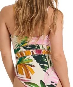 Cami One-Piece Swimsuit with Inserts - Women's