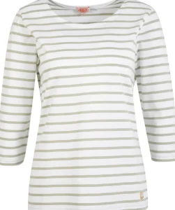 Cap Coz 3/4 Sleeves Breton Striped Jersey - Women's