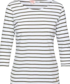 Cap Coz 3/4 Sleeves Breton Striped Jersey - Women's