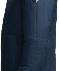 Carnelian Vertical Channel Quilted Shacket - Men's