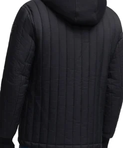 Carnelian Vertical Channel Quilted Shacket - Men's