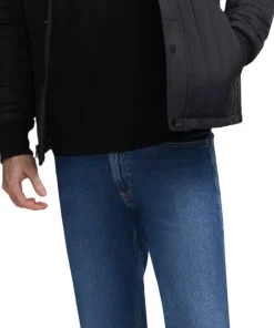 Carnelian Vertical Channel Quilted Shacket - Men's