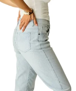 Carson High Rise RR Stripe Jeans - Women's