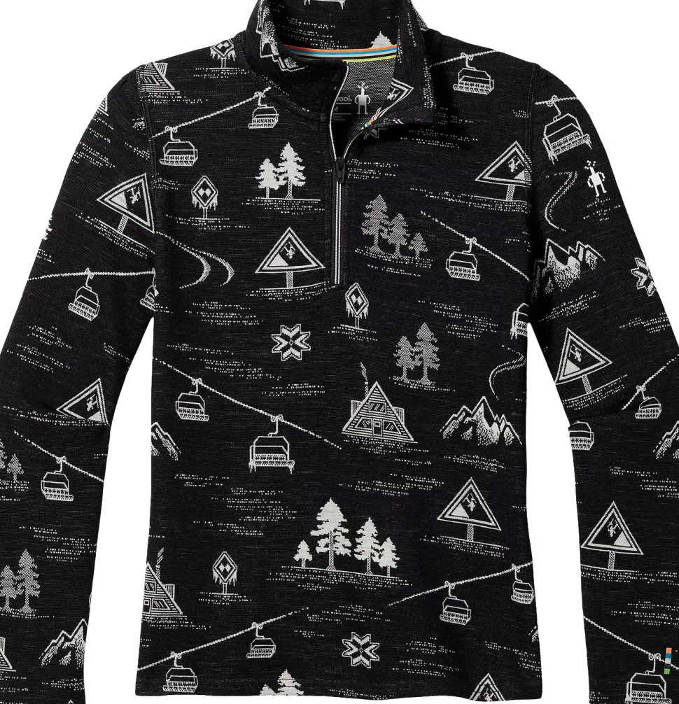 Classic Thermal Merino Boxed 1/4 Zip Base Layer Top - Youth