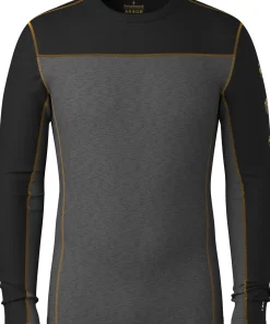 Classic Thermal Merino Colorblock Crew Neck Base Layer Top - Men's
