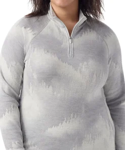 Classic Thermal Merino Plus Size 1/4 Zip Base Layer Top - Women's
