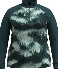 Classic Thermal Merino Plus Size 1/4 Zip Base Layer Top - Women's