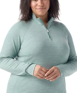 Classic Thermal Merino Plus Size 1/4 Zip Base Layer Top - Women's
