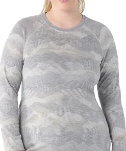 Classic Thermal Merino Plus Size Crew Neck Base Layer Top - Women's