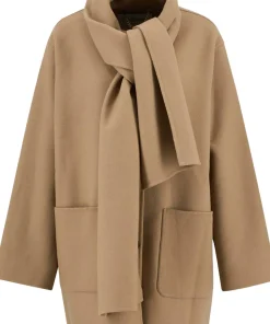 Clementine Wool Scarf Coat - Women's