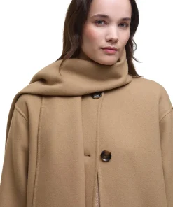 Clementine Wool Scarf Coat - Women's