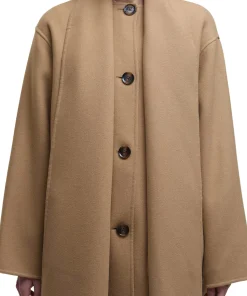 Clementine Wool Scarf Coat - Women's