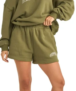 College Crew Neck Fleece Sweatshirt - Women's