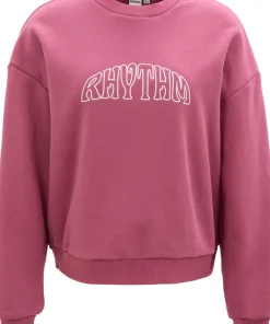 College Crew Neck Fleece Sweatshirt - Women's