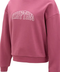 College Crew Neck Fleece Sweatshirt - Women's