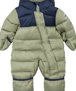 Color Block On Sage Baby Hooded Pram - Baby