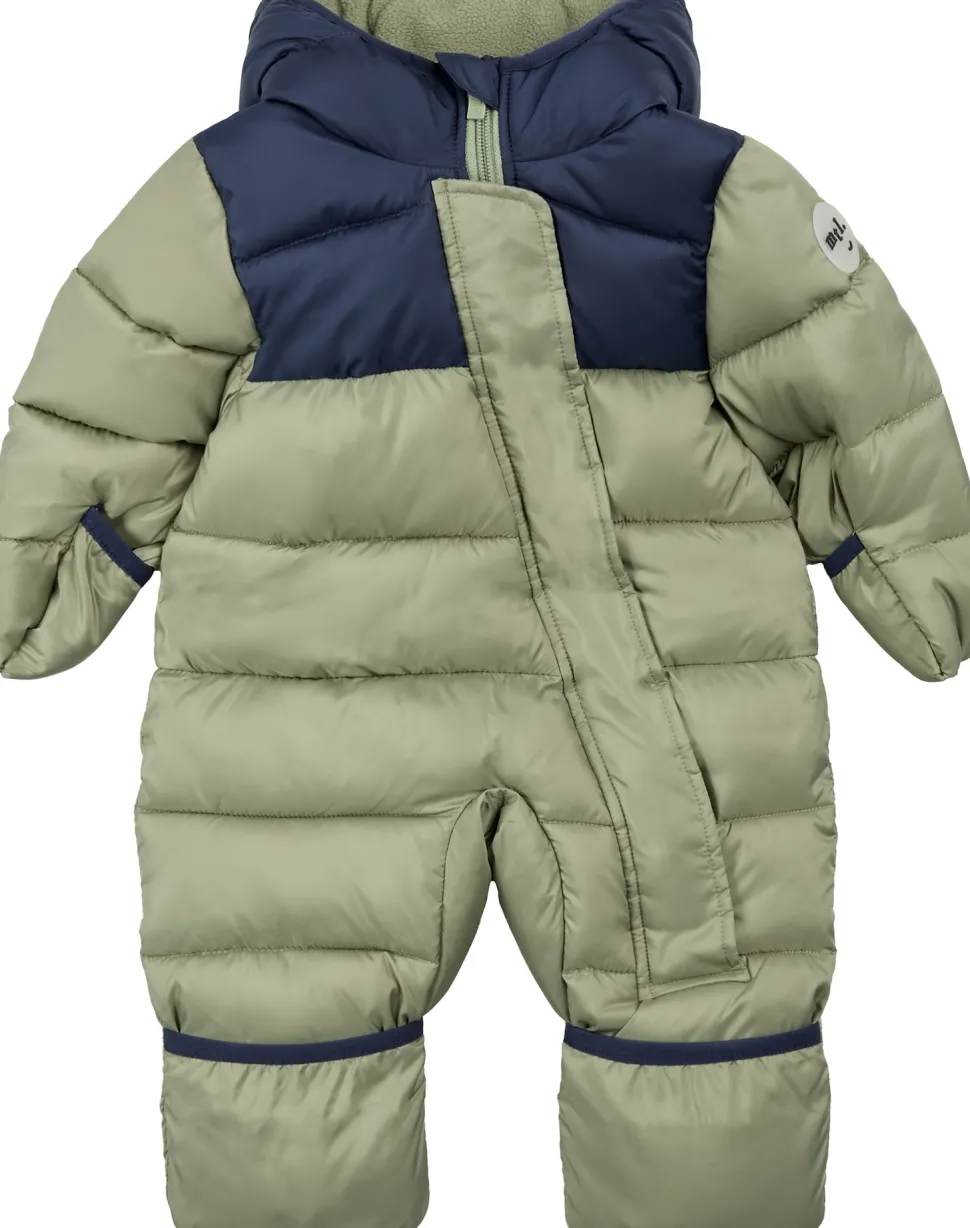 Color Block On Sage Baby Hooded Pram - Baby