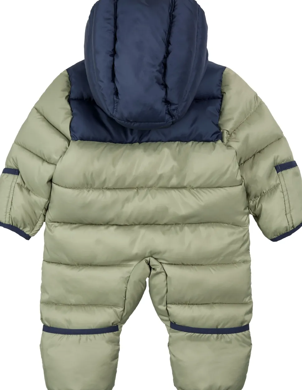 Color Block On Sage Baby Hooded Pram - Baby