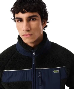 Colorblock Sherpa Fleece Jacket - Men's