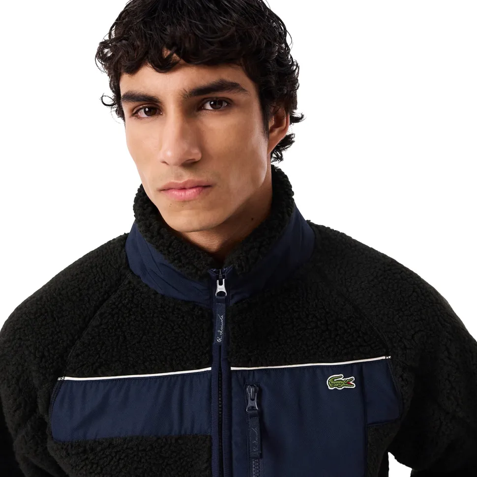 Colorblock Sherpa Fleece Jacket - Men's