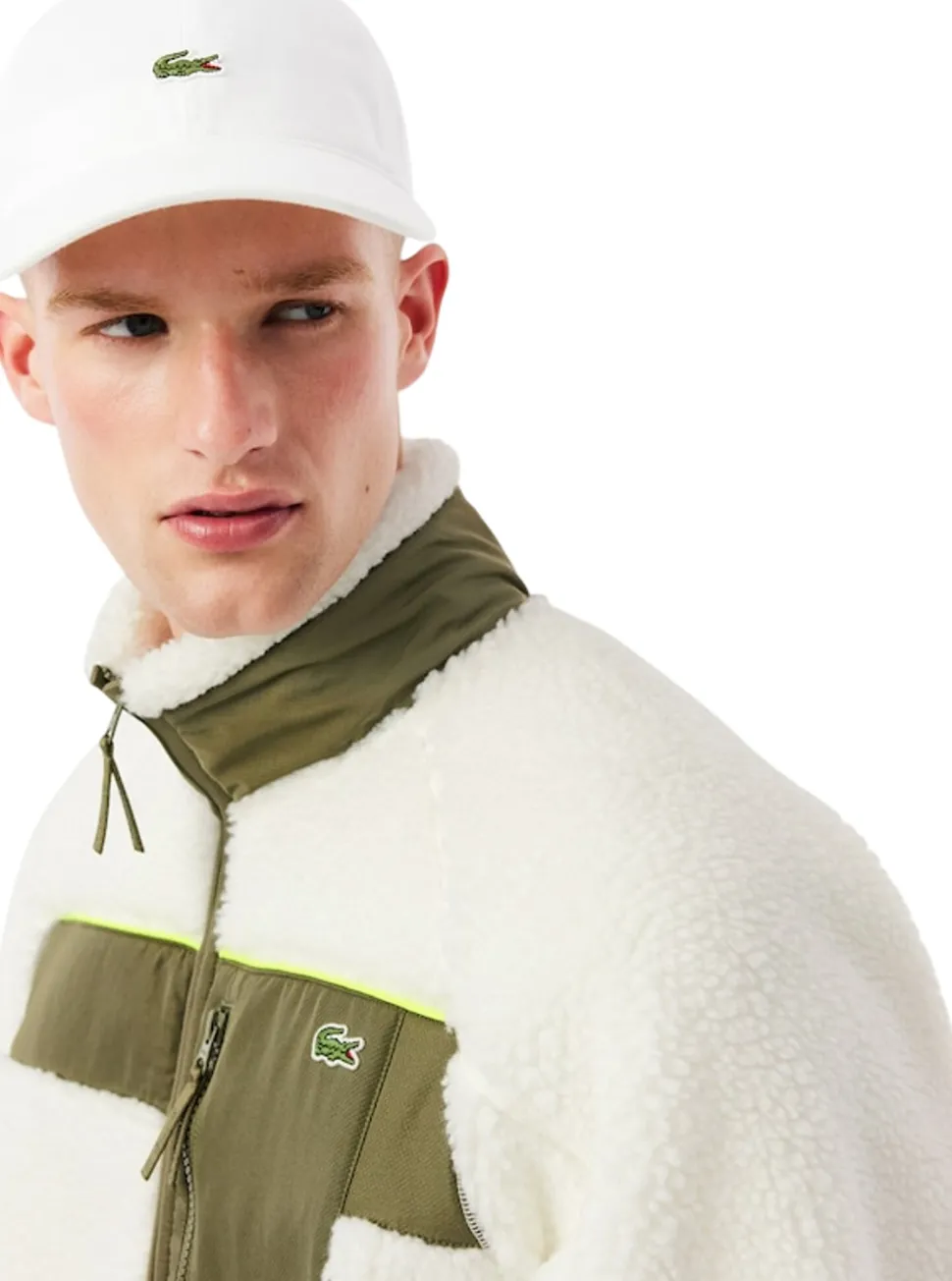Colorblock Sherpa Fleece Jacket - Men's