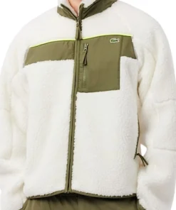 Colorblock Sherpa Fleece Jacket - Men's