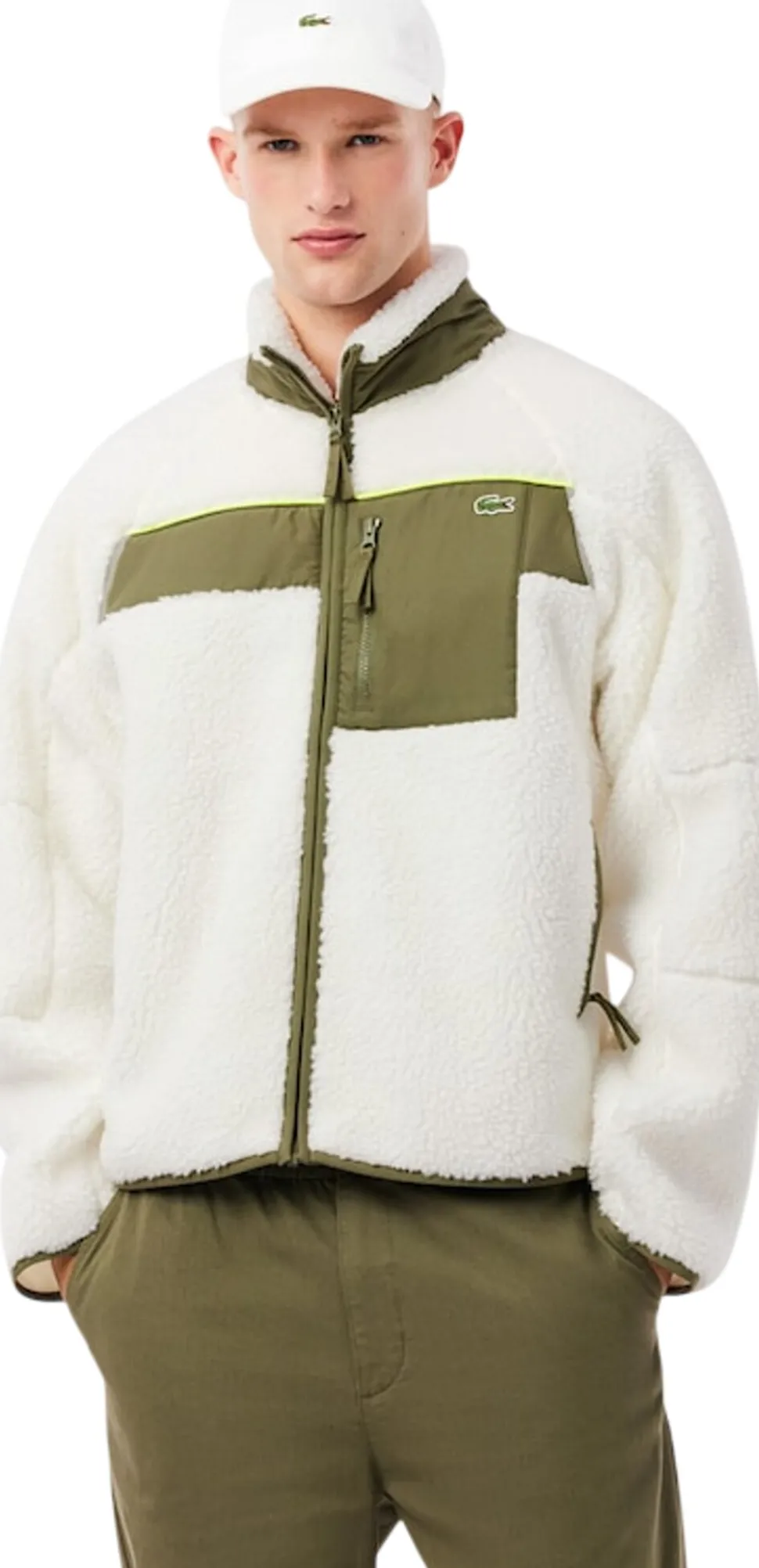 Colorblock Sherpa Fleece Jacket - Men's