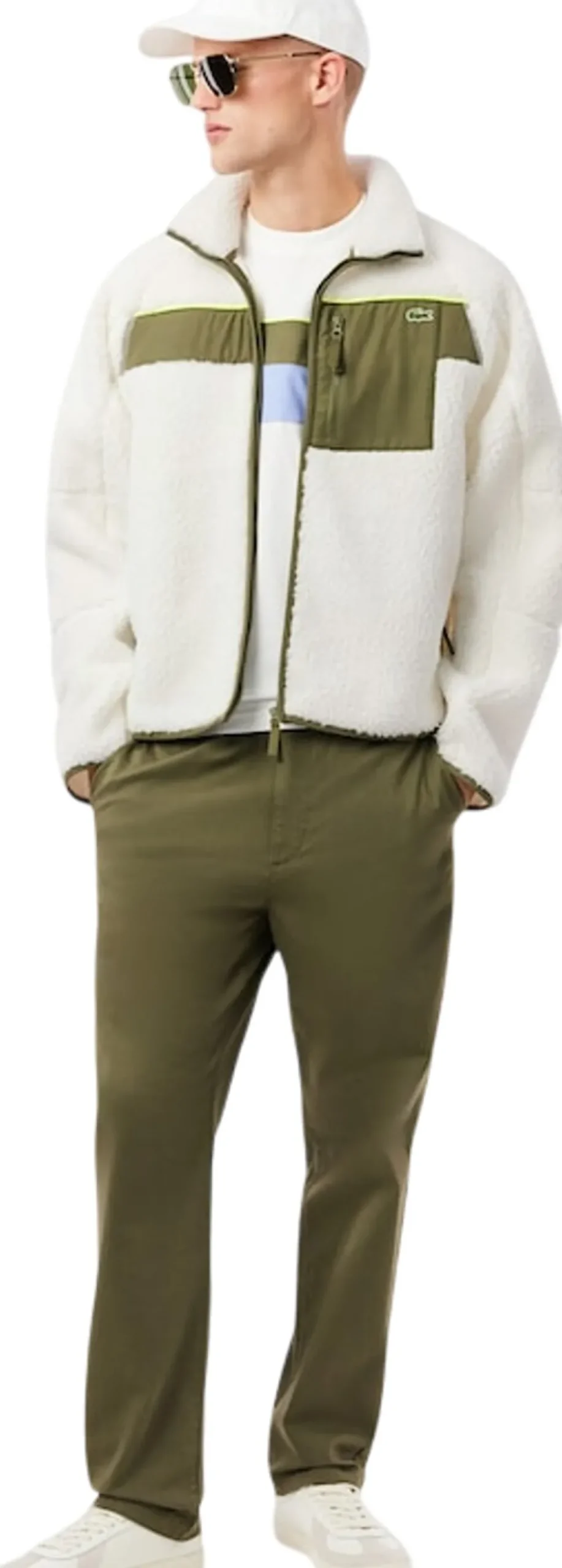 Colorblock Sherpa Fleece Jacket - Men's