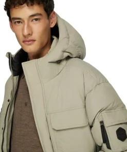 Compass Hooded Recycled Down Winter Jacket - Men's