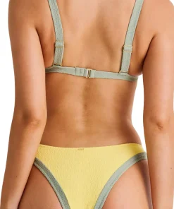 Contrast Band Triangle Bikini Top - Women's