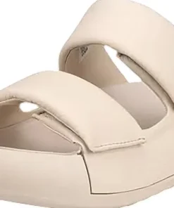 Cozmo Platform Leather Two Strap Sandals - Women's