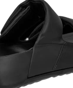 Cozmo Platform Leather Two Strap Sandals - Women's