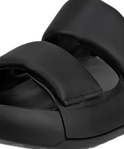 Cozmo Platform Leather Two Strap Sandals - Women's