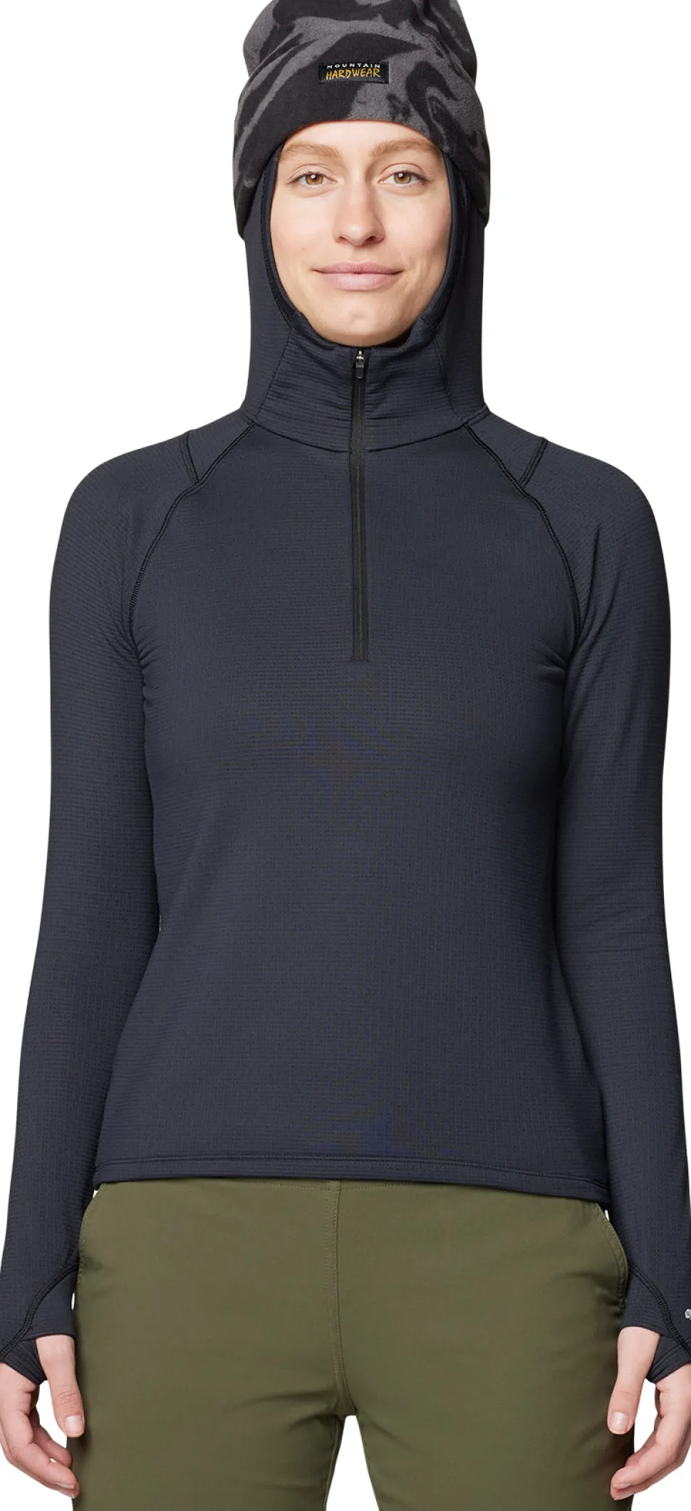 Crater Lake Heavyweight Half Zip Hoody - Women's