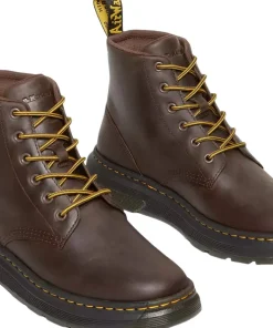 Crewson Crazy Horse Leather Casual Chukka Boots - Unisex