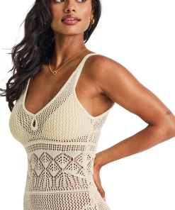 Crochet Cami Cover-Up Dress - Women's