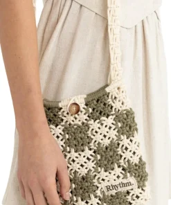 Crochet Shoulder Bag - Women's