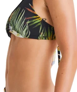 Crop Bikini Top with Buckle - Women's