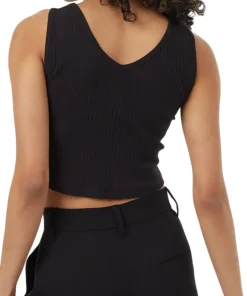 Cropped Fitted Tank Top - Women's