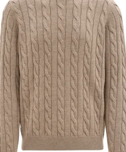 Dalston Midweight Merino Cable Knit Sweater - Unisex