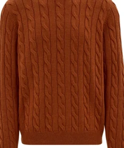 Dalston Midweight Merino Cable Knit Sweater - Unisex