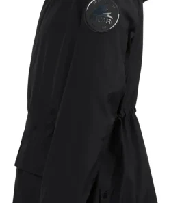 Dew Long Raincoat with Fixed Hood - Women's