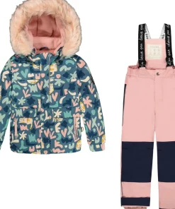 Discover Two-Piece Snowsuit with Printed Jacket - Little Girl