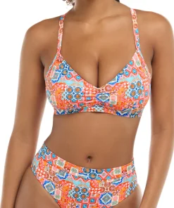 Drew Festive Bikini Top - Women's